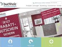 Tablet Screenshot of buchholz-gmbh.de
